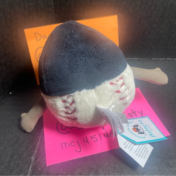 RETIRED BNWT JELLYCAT AMUSEABLE BASEBALL ADORABLE PLUSH - Picture 3 of 11